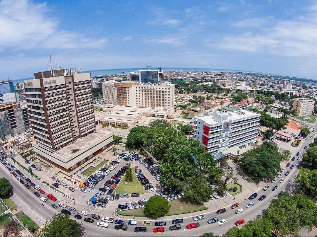 View of Accra city